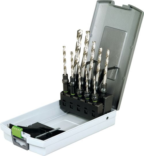 Set of drill bits Festool HSS D3-10 CE/10x