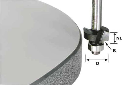 Classic ogee cutter Festool 2/9/49 mm with bearing