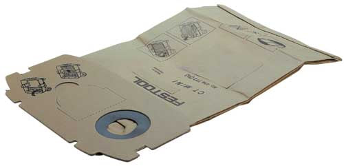 Paper bags for vacuum cleaner Festool FIS-CT MINI 5X