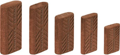 Wooden dowels biscuit Festool Domino Sipo D5x30/900 (3x300) MAU