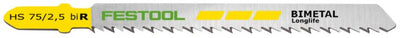 Blades for jigsaw Festool HS 75/2.5 BI R 5 units