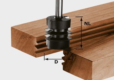 Copy profile router bit Festool 32/62 mm