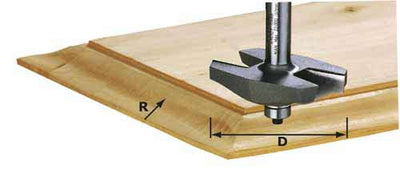 Facing cutter Festool 19/12/68 mm with bearing