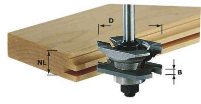 Profile groove cutter Festool 12/22/20 mm