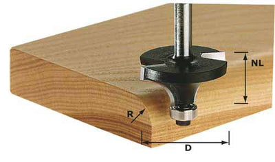 Rounding over router bit Festool 15/22/72 mm