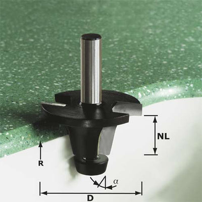 Sink cutters Festool 45 mm 12/6.35/81.7 mm with bearing