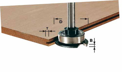 Slotting jointing router bit Festool 40 mm 2.8 mm