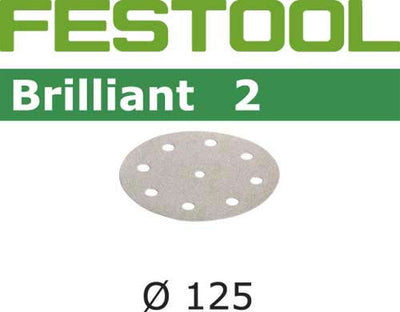 Sandpaper for random orbit sanders Brilliant 2 125 mm P320 100 units