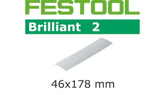 Sandpaper for orbital sander 46x178 mm P40 10 units