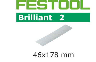 Sandpaper for orbital sander 46x178 mm P80 10 units
