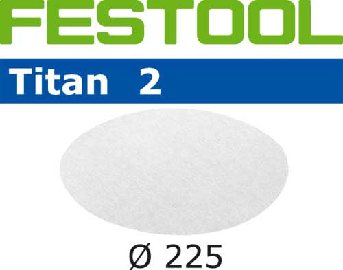 Sandpaper for random orbit sanders Titan 2 225 mm P220 25 units