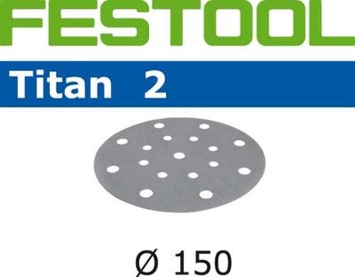 Sandpaper for random orbit sanders Titan 2 150 mm P800 100 units