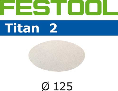 Sandpaper for random orbit sanders Titan 2 125 mm P360 100 units