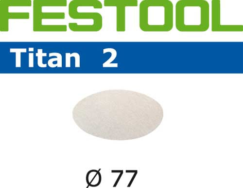 Sandpaper for random orbit sanders Titan 2 80 mm P280 50 units