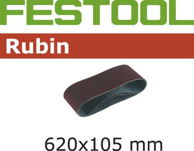 Sanding belt for belt sander Rubin 105x620 mm P100 10 units