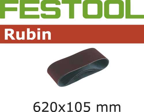 Sanding belt for belt sander Rubin 105x620 mm P120 10 units