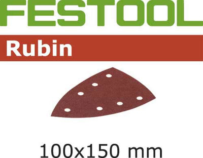 Sandpaper for delta sander Rubin 100x150 mm P80 10 units