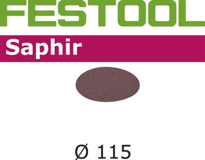 Sandpaper for rotary sander Saphir 115 mm P24 5 units