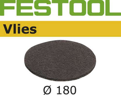 Sandpaper for rotary sander Vlies 180 mm A180 10 units