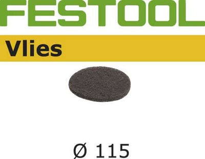 Sandpaper for rotary sander Vlies 115 mm A80 10 units