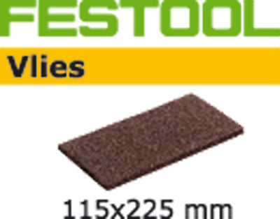 Sandpaper for orbital sander Vlies 115x228 mm S800 5 units