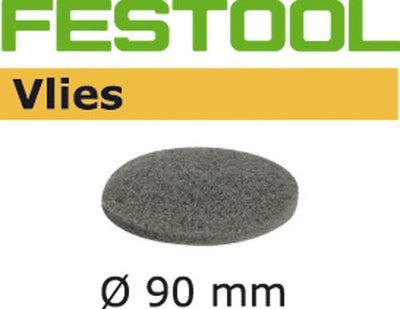 Sandpaper for random orbit sanders Vlies 90 mm S800 10 units