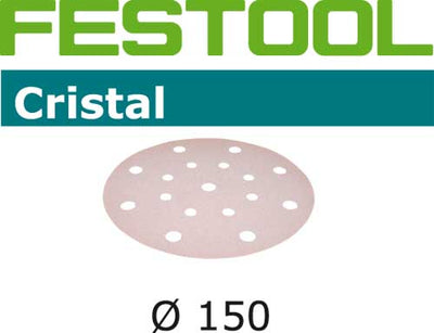 Sandpaper for random orbit sanders Cristal 150 mm P40 50 units