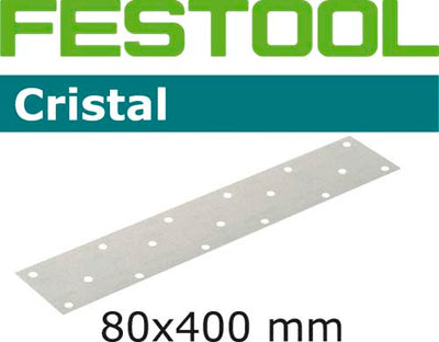Sandpaper for orbital sander Cristal 80x400 mm P80 50 units