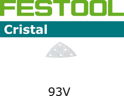 Sandpaper for delta sander Cristal 93 V P80 10 units