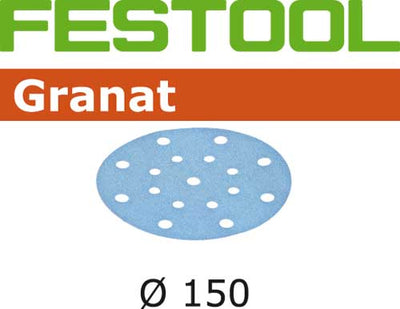 Sandpaper for random orbit sanders Granat 150 mm P280 100 units