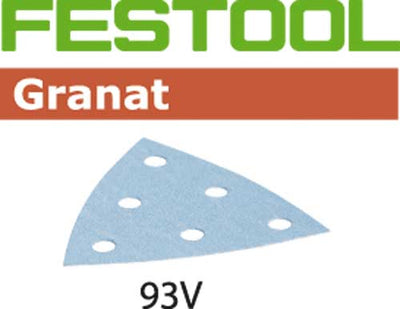 Sandpaper for delta sander Granat 93 V P400 100 units