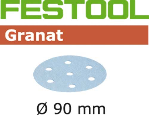 Sandpaper for random orbit sanders Granat 90 mm P280 100 units