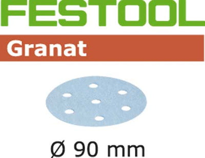 Sandpaper for random orbit sanders Granat 90 mm P280 100 units