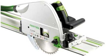 Plunge saw Festool TS 55 EBQ-Plus-FS with fine tooth saw blade HW W48