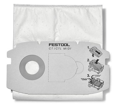 Fabric bags for vacuum cleaner Festool FIS-CT MIDI/5