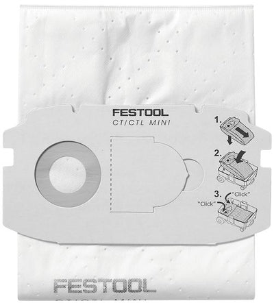 Fabric bags for vacuum cleaner Festool SC FIS-CT MINI/5