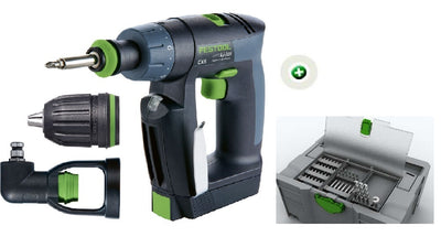 Screwdriver Festool CXS Li 1.5 Set DF 10.8 V 2x1.5 Ah accu.