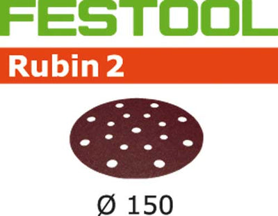 Sandpaper for random orbit sanders Rubin2 150 mm P60 50 units