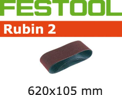 Sanding belt for belt sander Rubin2 105x620 mm P150 10 units