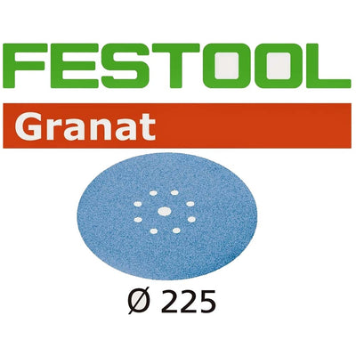 Sandpaper for random orbit sanders Granat 225 mm P220 25 units