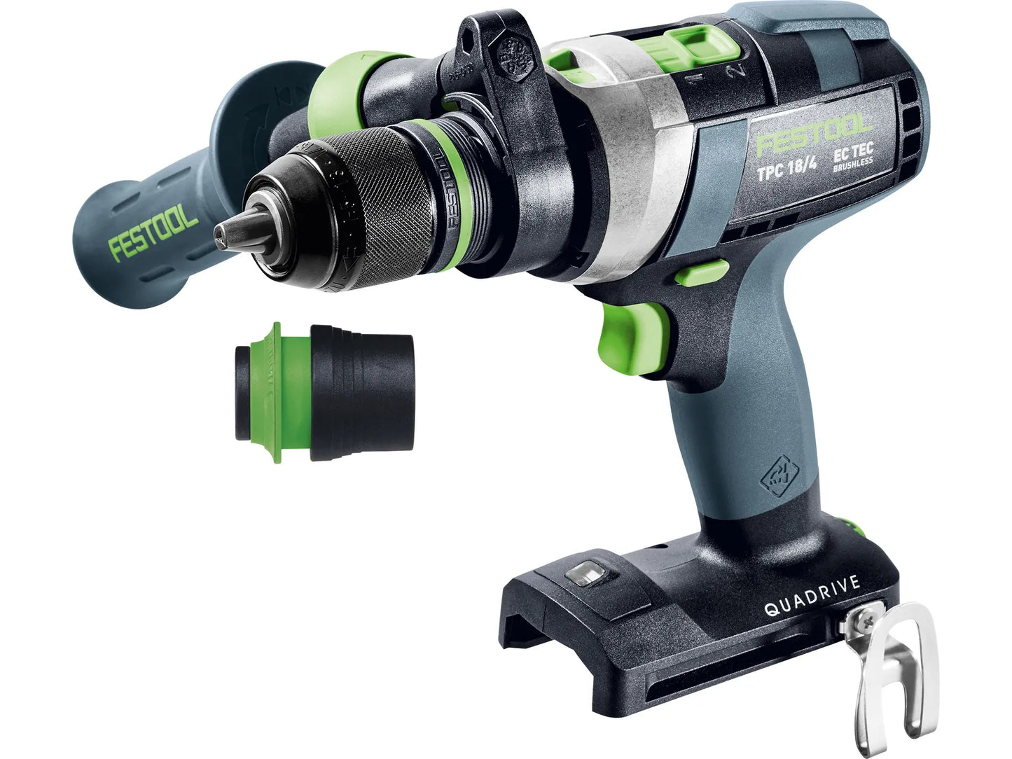 Wiertarko-wkrętarka udarowa akumulatorowa Festool TPC 18/4 QUADRIVE 18 V