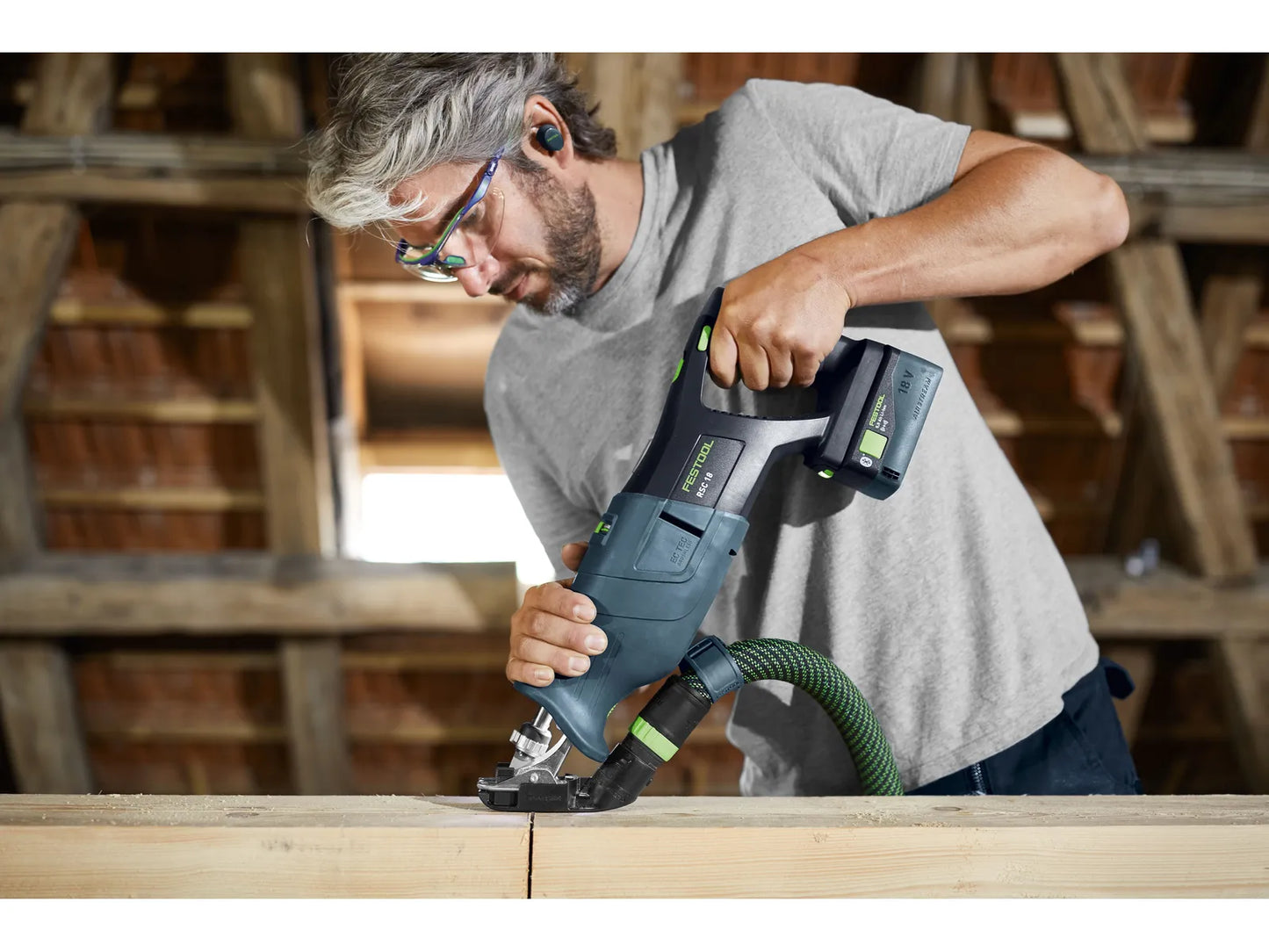 Akumulatorowa pilarka szablasta Festool RSC 18