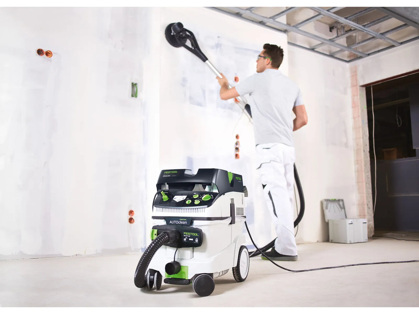 Szlifierka ścienna z długim ramieniem Festool PLANEX LHS-E 225 EQ-CB