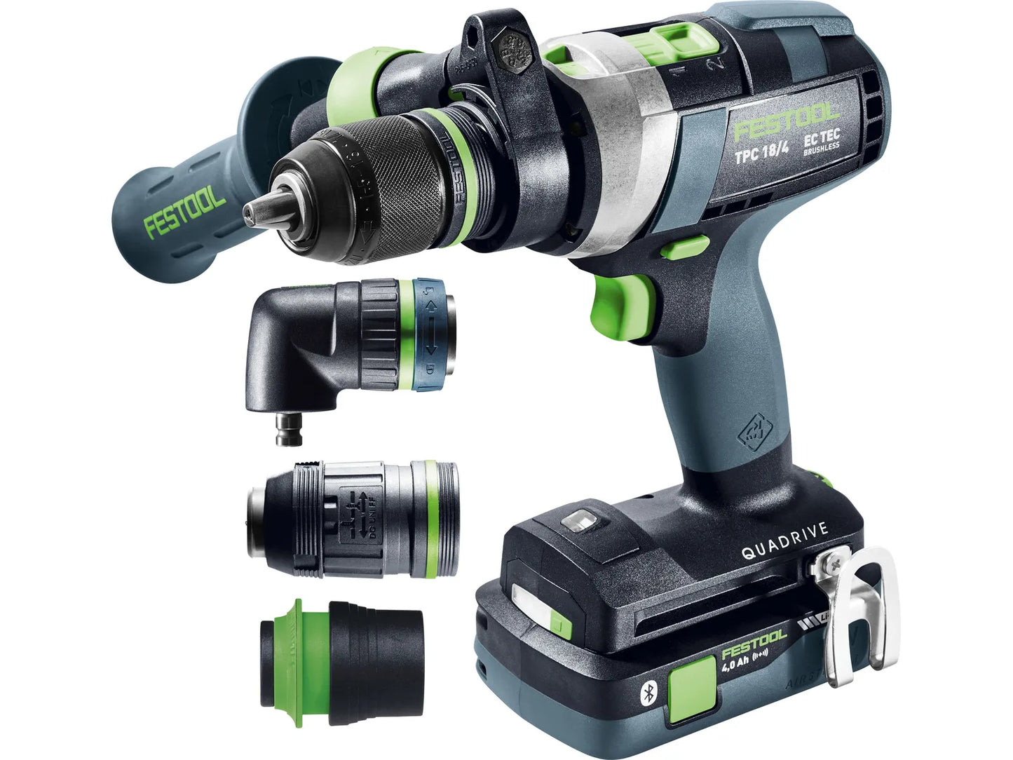 Wiertarko-wkrętarka Festool QUADRIVE TPC 18/4 Set
