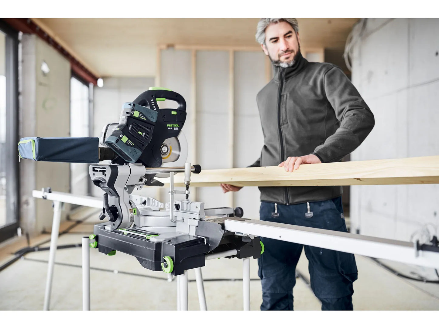 Compound mitre saw Festool KSC 60 EB 5.0 I-UG-Set KAPEX; 2x18 V; 2x5.0 Ah accu.