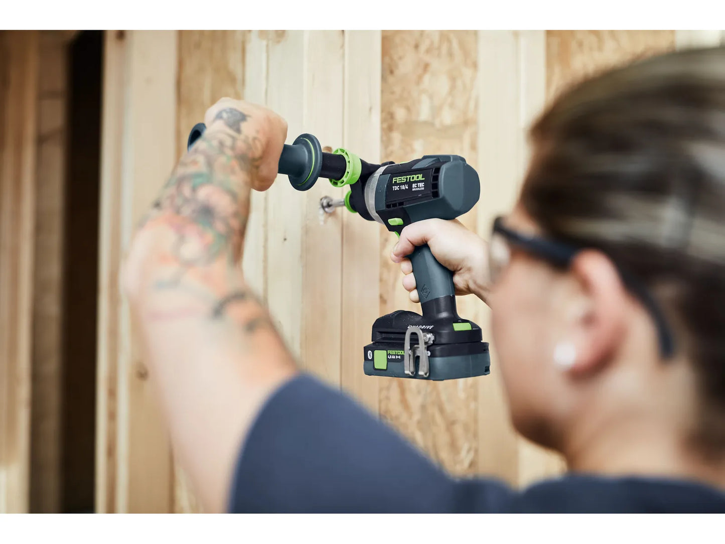 Wiertarko-wkrętarka akumulatorowa Festool TDC 18/4 QUADRIVE 18V