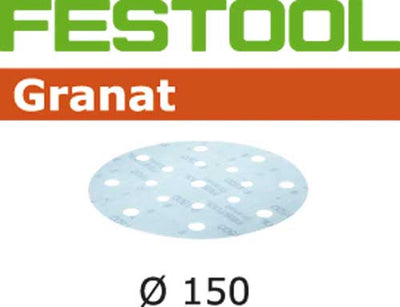 Sandpaper for random orbit sanders Granat 150 mm P1200 50 units