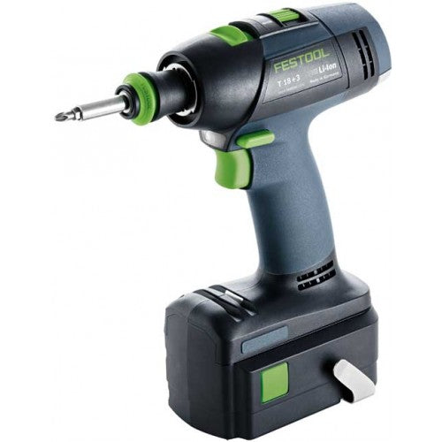 Drill driver Festool T 18+3 Li 4.2 Plus 18 V 2x4.2 Ah accu.