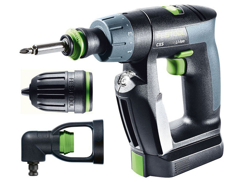 Drill driver Festool CXS Li 2.6-Set 10.8 V 2x2.6 Ah accu.