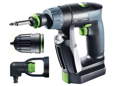 Drill driver Festool CXS Li 2.6-Set 10.8 V 2x2.6 Ah accu.